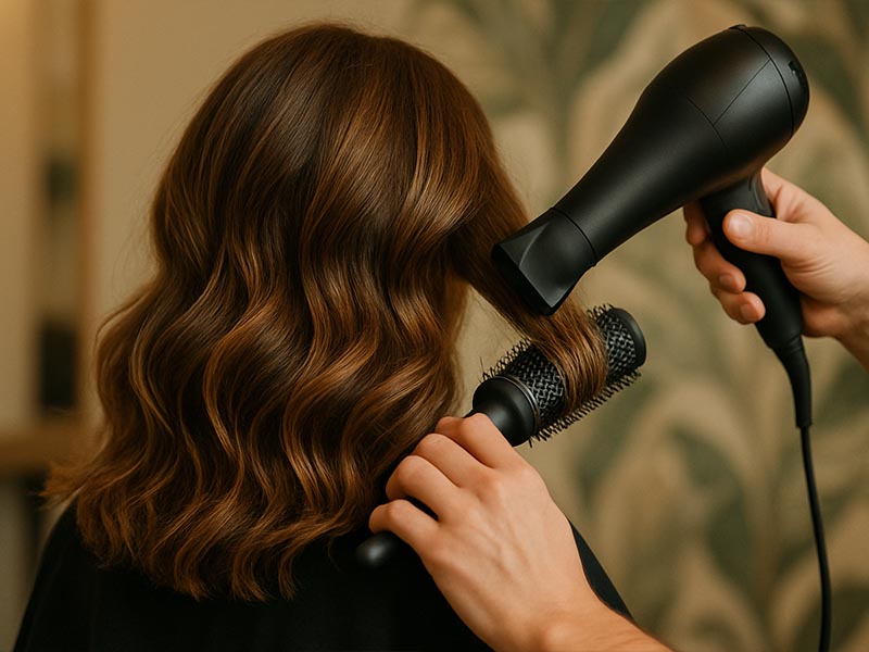 Piega professionale da ElleD. Parrucchieri Fregene